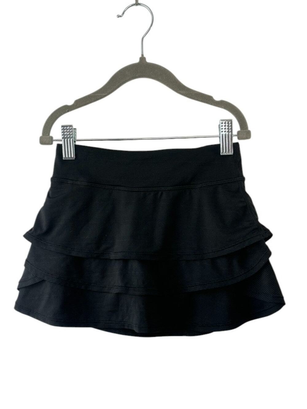 Athleta Girl Black Serve Skort Size XS 6